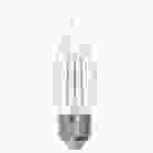 Bulbrite 862082 LED5CA10/27K/FIL/E26/3-4PK 5W LED CA10 2700K FILAMENT E26 FULLY COMPATIBLE DIMMING-4PK