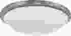 Nuvo 62/1044 Button LED 17 in.; Flush Mount Fixture; Brushed Nickel Finish; Lamp Included