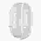 NUVO 62/1390 LED Oval Bulk Head Fixture; White Finish with White Glass