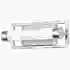 NUVO 62/1541 CANAL LED SMALL VANITY Canal Small Vanity; LED; Brushed Nickel Finish; White Acrylic Lens