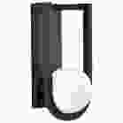 NUVO 62/1620 Cradle; 6W LED; Large Wall Lantern; Matte Black with White Opal Glass