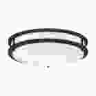 NUVO 62/1736 (LED GLAMOUR BL 13" FLUSH) Glamour LED 13 inch; Flush Mount Fixture; Black Finish; CCT Selectable 3K/4K/5K