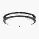 NUVO 62/1737 (LED GLAMOUR BL 17" FLUSH) Glamour LED 17 inch; Flush Mount Fixture; Black Finish; CCT Selectable 3K/4K/5K