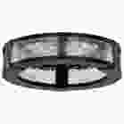 NUVO 62-2002 (DARROW 13" LED FLUSH MOUNT) Darrow - 13 Inch LED Flush Mount - Matte Black - Acrylic Panels