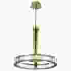 NUVO 62-2013 (DARROW 24" LED PENDANT) Darrow - 24 Inch LED Pendant - Vintage Brass - Textured Acrylic Panels