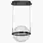 NUVO 62-2032 (ARVADA 12" LED PENDANT) Arvada - 12 Inch LED Pendant - Matte Black - Silk Screened Acrylic Lens