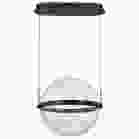 NUVO 62-2033 (ARVADA 16" LED PENDANT) Arvada - 16 Inch LED Pendant - Matte Black - Silk Screened Acrylic Lens