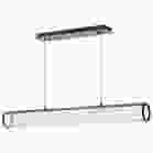 NUVO 62-2041 (VALE 43" LED ISLAND PENDANT) Vale - 43 Inch LED Island Pendant - Matte Black - Silk Screened Acrylic Lens