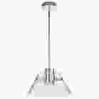 NUVO 62-2051 (EDMOND 14" LED PENDANT) Edmond - 14 Inch LED Pendant - Polished Nickel with Clear Glass