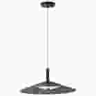 NUVO 62-2073 (CORRINE 18" LED PENDANT) Corrine - 18 Inch LED Pendant - Matte Black - 3K/4K/5K CCT Selectable