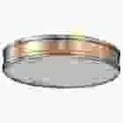 NUVO 62-2121 (KENDALL 14" LED FLUSH MOUNT) Kendall - 14 Inch LED Flush Mount - Burnished Brass with Alabaster Glass