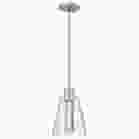 NUVO 62-2191 (AURA 7" LED PENDANT) Aura - 7 Inch LED Pendant - Brushed Nickel - K9 Bubble Crystal - 3000K CCT