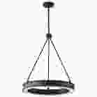 NUVO 62-2261 (LONGFORD 20" LED PENDANT) Longford - 20 Inch LED Pendant - Textured Black - Acrylic Lens