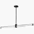 NUVO 62-2271 (BOWMAN 36" LED ISLAND PENDANT) Bowman - 36 Inch LED Island Pendant - Matte Black - Acrylic Lens