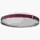 NUVO 62-3012 (BANDON 20" LED FLUSH MOUNT) Bandon - 20 Inch LED Flush Mount - Gray with Red Wrap - Acrylic Lens