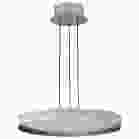 NUVO 62-3021 (BANDON 20" LED PENDANT) Bandon - 20 Inch LED Pendant - Gray with Off White Wrap - Acrylic Lens