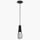 NUVO 62-6002 (LACEY 4" LED RGB/TW PENDANT) Lacey - 4 Inch LED Pendant - RGB/TW - Starfish Enabled - Matte Black with K9 Bubble Crystal