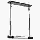 NUVO 62-6003 (LACEY 23" LED RGB/TW ISLS PEN) Lacey - 23 Inch LED Island Pendant - RGB/TW - Starfish Enabled - Matte Black with K9 Bubble Crystal