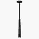 NUVO 62-828 (MELROSE 12W LED 16" PENDANT) Melrose - 12 Watt - 16" - LED Pendant - Matte Black and Brushed Brass Finish