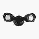 NUVO 65/718 LED 2 BULLET HEAD SECURITY LGT LED Security Light; Dual Head; Bronze Finish; 4000K