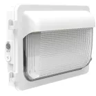 Naturaled  9674 FXTWX60SW/8CCT3/WH-PHO (Slim Forward Throw Wallpack LED - CCT- Photocell) 120-277V (25W/40W/60W) 50,000Hr 3,729/5,000/7,538 3000K/4000K/5000K