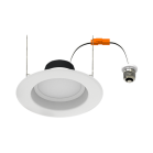 Halco 87985 RDL6-14-CS-BT;ProLED Select Retrofit Downlight 6" 14W 1200lm CCT Selectable Baffle Trim