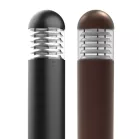 Naturaled  9791 FX8BLD18SW/42RLV/8CCT3/BK *FE* (BOLLARD Light 8'' - CCT) 120-277V (10W/15W/18W) 50,000Hr 500/750/900 3000K/4000K/5000K