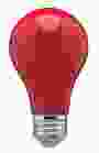 Satco S14984 8A19/Red/LED/E26/120V 8W A19 LED; Ceramic Red; Medium base; 360 deg. beam spread; 120V