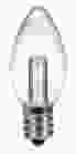 Satco S9156 0.5W C7/CL/LED/120V/CD 0.5W LED; C7; Clear; 2700K; Candelabra base; 120V