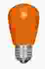 Satco S9173 1.4W S14/OR/LED/120V/CD 1.4W LED; S14; Ceramic Orange; Medium base; 120V