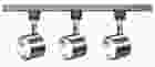 Nuvo TK407 Track Lighting Kit; 12 watt LED; 3000K; 36 degree; Round shape; Brushed nickel finish