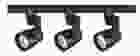 Nuvo TK424 Track Lighting Kit; 12 watt LED; 3000K; 36 degree; Round shape with angle arm; Black finish