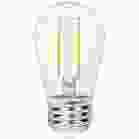 SATCO S8027 1WS14/LED/CL/822/120V/ND/4PK S14 LED String Light Replacement Bulb; 2200K; 120 Volt; Replacement 4-pack