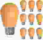 Bulbrite 862319 (LED2S14/AMB/FIL/D-10PK) 2.5W LED S14 AMBER FILAMENT DIMMABLE-10PK