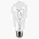 SATCO S10525 (6ST19/CL/LED-GF/LOOP/927/1CD) 6 Watt LED - Reminiscent - Flex Gray Filament - ST19 Loop - Medium Base - 2700K CCT - Clear - 120 Volt