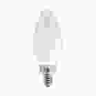 SATCO S11384 8W/CTF/LED/927/120V/E12;8 Watt C11 LED; Frosted; Candelabra base; 2700K; 90 CRI; 760 Lumens; 120 Volt