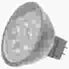 SATCO S11389 4.5MR16/LED/15'/830/12V 4.5 Watt MR16 LED; Silver Finish; 3000K; GU5.3 Base; 360 Lumens; 12 Volt