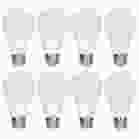 SATCO S11460 9A19/LED/827/ND/120V/8PK 9 Watt A19 LED; 2700K; Non-Dimmable; E26; 80 CRI; 8-pack