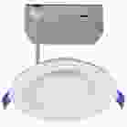 SATCO S11564 9WLED/DW/4/RGBTW/RND/RD/WH 9 Watt; LED Direct Wire; Low Profile Regress Baffle Downlight; 4 Inch Round; Starfish IOT; Tunable White and RGB; 120 Volt; 90 CRI; White Finish