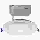 SATCO S11566 12WLED/DW/6/RGBTW/RND/RD/WH 12 Watt; LED Direct Wire; Low Profile Regress Baffle Downlight; 6 Inch Round; Starfish IOT; Tunable White and RGB; 120 Volt; 90 CRI; White Finish