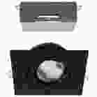 SATCO S11622R1 12W/DW/GBL/4/CCT/SQ/RD/BK 12 Watt LED Direct Wire Downlight - Gimbaled - 4 Inch - CCT Selectable - Square - Remote Driver - Black Finish - 850 Lumens - 120 Volt