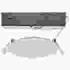 SATCO S11690 (12WLED/DW/4/FS/RND/FL/DD) 8/12 Watt LED Direct Wire Downlight - 27K/3K/35K/4K/5K CCT - Remote Driver - 4 Inch - Round - Flat Face - White Finish - 120-277 Volt - Dual Dimming