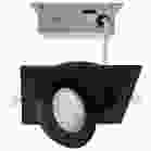 SATCO S11843 9WLED/GBL/4/CCT/SQ/BLK 9 Watt; CCT Selectable; LED Direct Wire Downlight; Gimbaled; 4 Inch Square; Remote Driver; Black