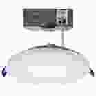 SATCO S11872 15WLED/DW/6/CCT-SEL/RND/RD/WH 15 Watt LED Low Profile Regress Baffle Downlight; 6 Inch; Remote Driver; CCT Selectable; Round Shape; White Finish; 120 Volt