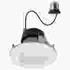 SATCO S11882 9.5WLED/DLR/4/WS/5CCT/RD/DB Field Selectable LED Downlight Retrofit - Deep Baffle - 5.8/7/9.5 Watts - 27K/30K/35K/40K/50K CCT - 4 Inch - Round Shape - White Finish - 120 Volts