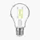 SATCO S12410 5A19/CL/LED/E26/940/120V;5 Watt LED A19; Clear; Medium Base; 4000K; 90 CRI; 120 Volt