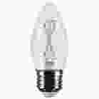 SATCO S12500 (4B11/LED/935/CL/120V/E26) 4 Watt B11 LED - Medium Base - Clear - 3500K CCT - 120 Volt