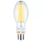 SATCO S13195 25W/LED/HID/ED28/CCT/EX39/CL 17/20.5/25 Wattage Selectable LED HID Replacement - ED28 - 3000K/4000K/5000K CCT Selectable - Mogul Extended Base - Clear - 120-277 Range Voltage