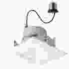 SATCO S18802 8LED/RDL/4/WS/5CCT/SQ LED Retrofit Downlight - 5.5/6.5/8 Wattage Selectable - CCT and Lumens Selectable - 120 Volt - ColorQuick and PowerQuick Technology - Square - White Finish