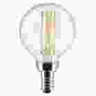 SATCO S21206 4G16.5/LED/CL/940/120V/E12 4 Watt G16.5 LED; Clear; Candelabra base; 90 CRI; 4000K; 120 Volt